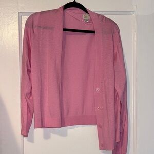 a new day Women's Pink Cardigan Sweater